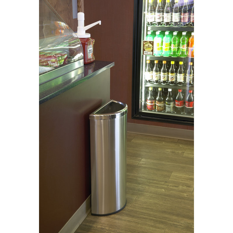 Commercial Zone Precision Series Half Moon Stainless Steel 8 Gallon